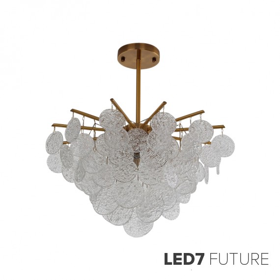 Loft Industry Modern - Shine Small Discs Chandelier